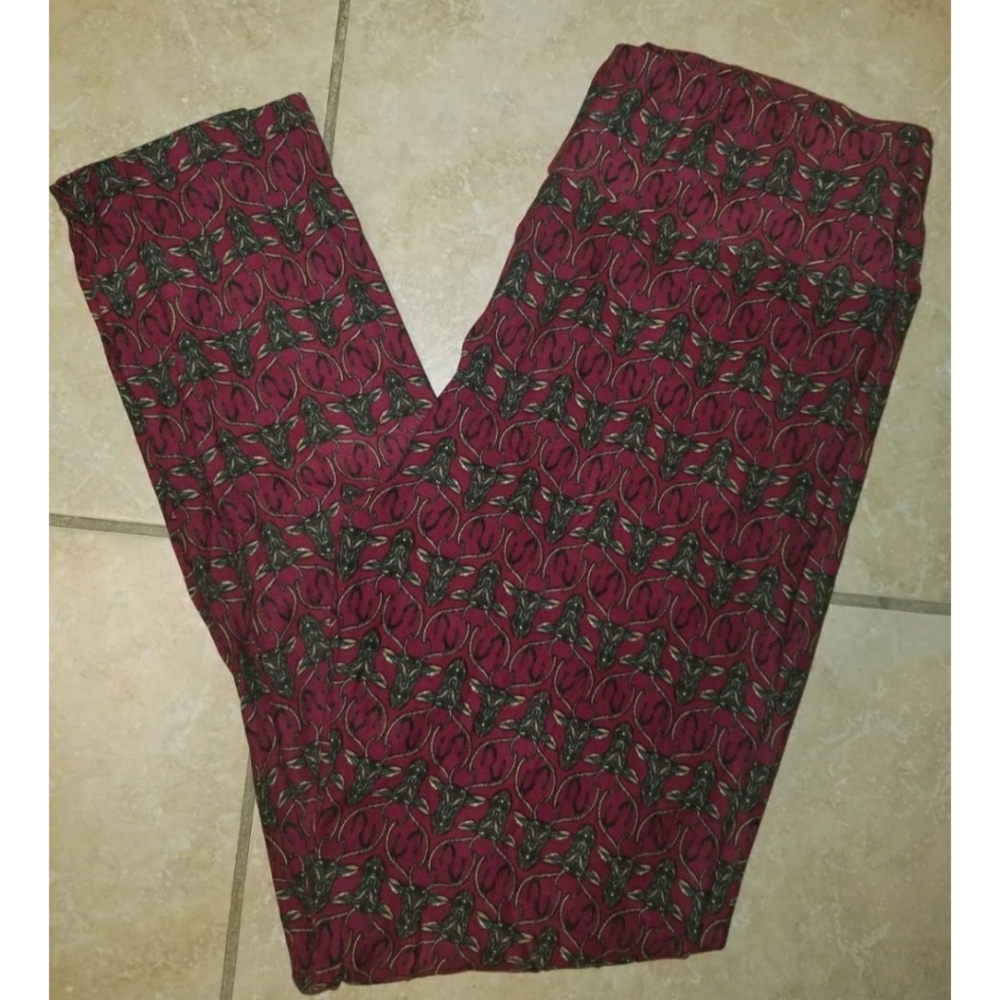 Lularoe deer leggings TC nwot